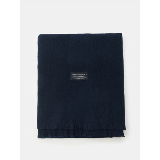 Sinsay - Szalik z naszywką - granatowy Sinsay One Size Sinsay