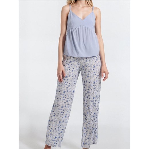 Sinsay - Piżama dwuczęściowa ze wzorkiem - błękitny ze sklepu Sinsay w kategorii Piżamy damskie - zdjęcie 186665461