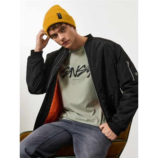 Sinsay - Czapka beanie - żółty ze sklepu Sinsay w kategorii Czapki zimowe męskie - zdjęcie 186665470