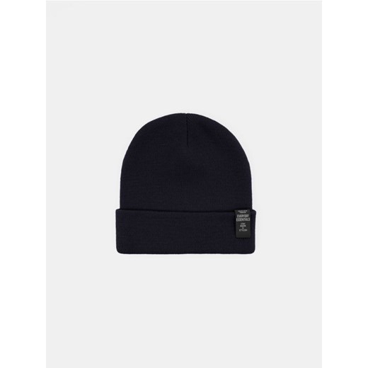 Sinsay - Czapka beanie - granatowy ze sklepu Sinsay w kategorii Czapki zimowe męskie - zdjęcie 186665471
