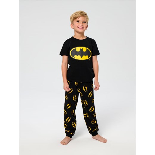 Sinsay - Bawełniana piżama dwuczęściowa Batman - czarny ze sklepu Sinsay w kategorii Piżamy dziecięce - zdjęcie 186665482