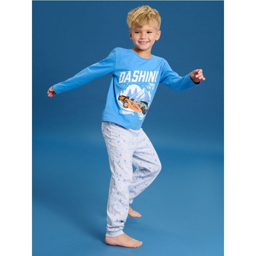 Sinsay - Piżama dwuczęściowa Hot Wheels - niebieski - id: 277EV-50X - marki Sinsay - 186665520 Sinsay - Piżama dwuczęściowa Hot Wheels - niebieski ze sklepu Sinsay w kategorii Piżamy dziecięce - zdjęcie 186665520