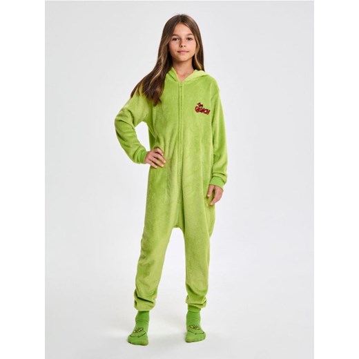 Sinsay - Piżama Onesie Grinch - zielony - id: 452EV-71X - marki Sinsay - 186665611 Sinsay - Piżama Onesie Grinch - zielony ze sklepu Sinsay w kategorii Piżamy dziecięce - zdjęcie 186665611