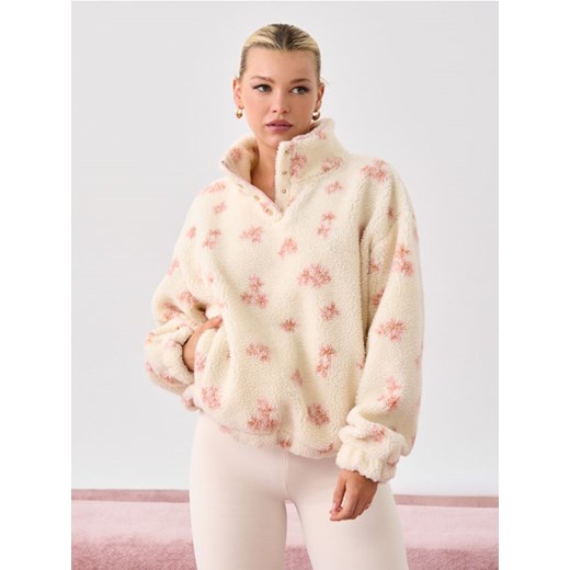 Sinsay - Bluza sherpa ze stójką - Inny ze sklepu Sinsay w kategorii Bluzy damskie - zdjęcie 186665612