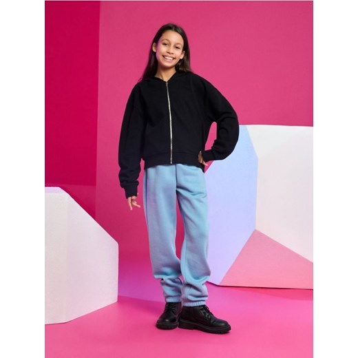 Sinsay - Spodnie jogger basic - niebieski - id: 633FV-50X - marki Sinsay - 186665741 Sinsay - Spodnie jogger basic - niebieski ze sklepu Sinsay w kategorii Spodnie dziewczęce - zdjęcie 186665741