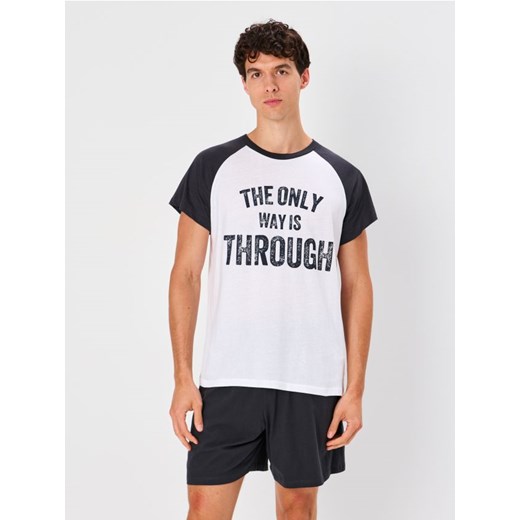 Sinsay - Bawełniana piżama dwuczęściowa - wielobarwny ze sklepu Sinsay w kategorii Piżamy męskie - zdjęcie 186665770