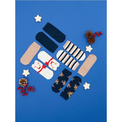 Sinsay - Skarpetki 5 pack - wielobarwny ze sklepu Sinsay w kategorii Skarpetki dziecięce - zdjęcie 186665794