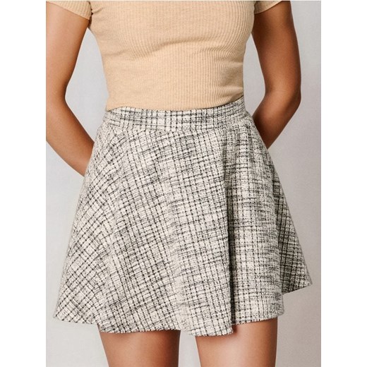 Sinsay - Spódnica mini w kratę - wielobarwny ze sklepu Sinsay w kategorii Spódnice - zdjęcie 186665970