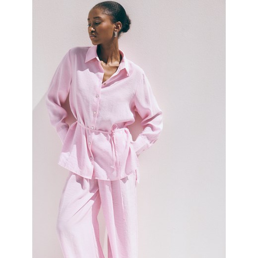 Reserved - Koszula z modalem - różowy Reserved S promocja Reserved