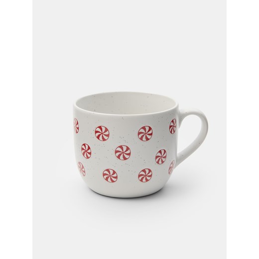 Sinsay - Kubek z motywem świątecznym - biały Sinsay One Size Sinsay