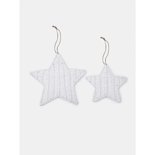 Sinsay - Dekoracja świąteczna 2 pack - biały Sinsay One Size Sinsay