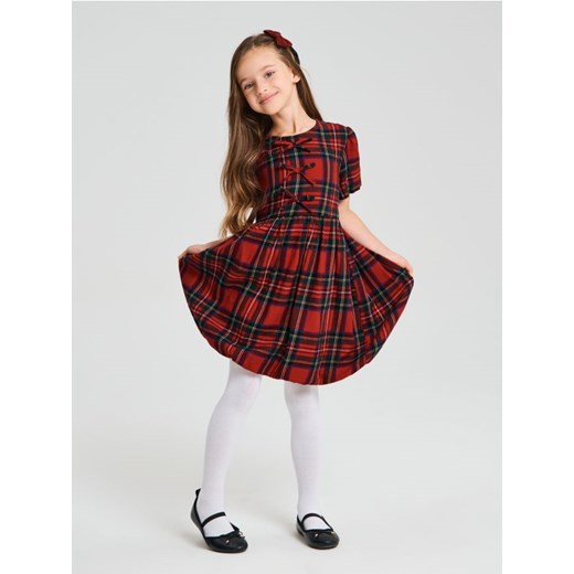 Sinsay - Sukienka w kratę - wielobarwny ze sklepu Sinsay w kategorii Sukienki dziewczęce - zdjęcie 186667753