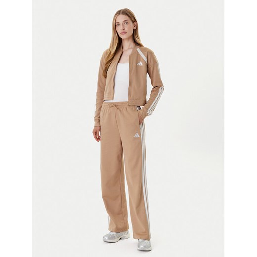 adidas Dres Teamsport JX0529 Beżowy Regular Fit ze sklepu MODIVO w kategorii Dresy damskie - zdjęcie 186668961