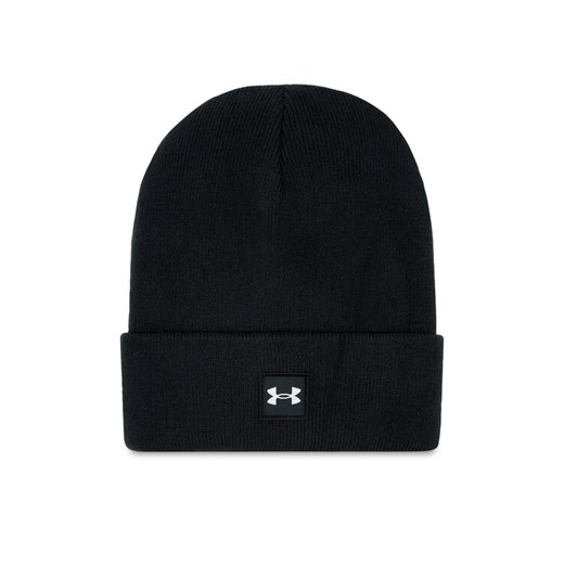 Under Armour Czapka Halftime Cuff 1373155-001 Czarny ze sklepu MODIVO w kategorii Czapki zimowe męskie - zdjęcie 186669291