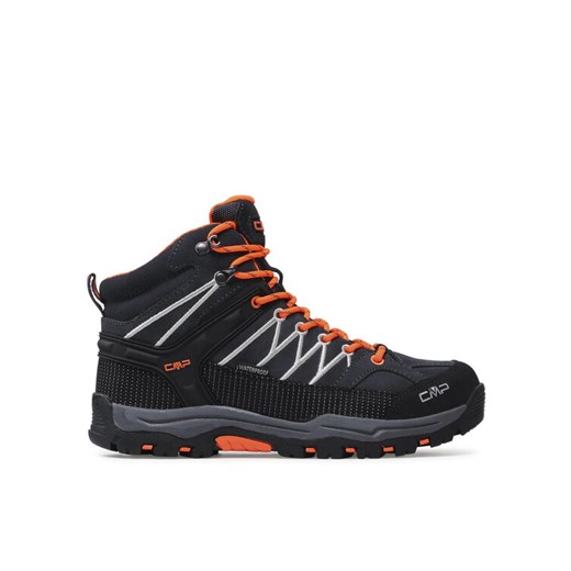 CMP Trekkingi Kids Rigel Mid Trekking Shoe Wp 3Q12944J Szary ze sklepu MODIVO w kategorii Buty trekkingowe dziecięce - zdjęcie 186669293