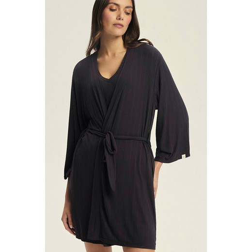 Esotiq szlafrok damski Jenius 44109-90X, Kolor szary, Rozmiar L/XL, Esotiq ze sklepu Primodo w kategorii Szlafroki damskie - zdjęcie 186671222