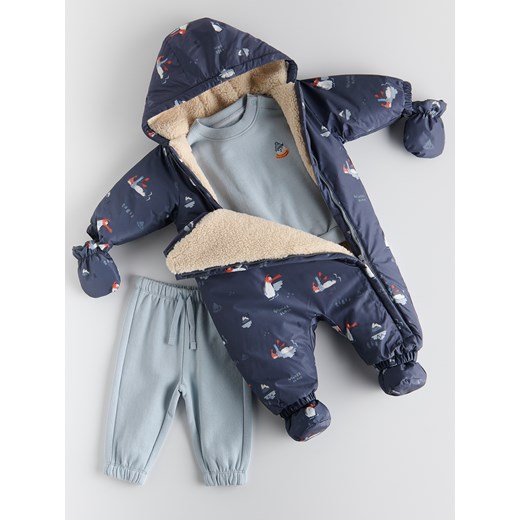 Reserved - Bawełniany komplet - jasnoniebieski ze sklepu Reserved w kategorii Odzież dla niemowląt - zdjęcie 186672822