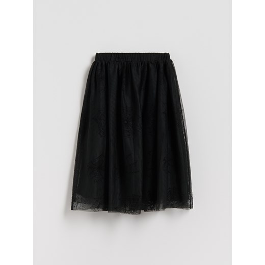 Reserved - Wzorzysta spódnica - czarny ze sklepu Reserved w kategorii Spódnice dziewczęce - zdjęcie 186672941