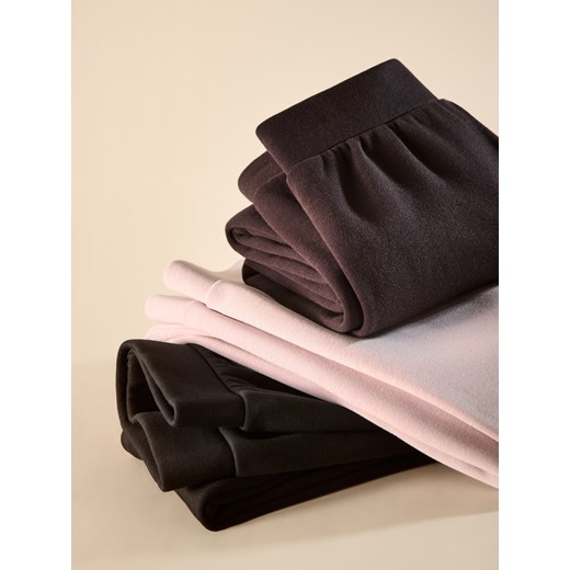 Reserved - Ocieplane legginsy - czarny ze sklepu Reserved w kategorii Spodnie dziewczęce - zdjęcie 186673454