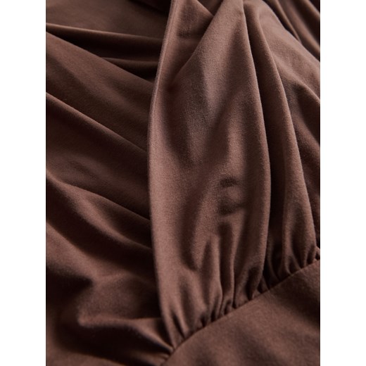 Reserved - Body oversize - brązowy Reserved S Reserved