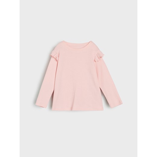 Sinsay - Koszulki z długimi rękawami 2 pack - kremowy Sinsay 68 (3-6 m) Sinsay