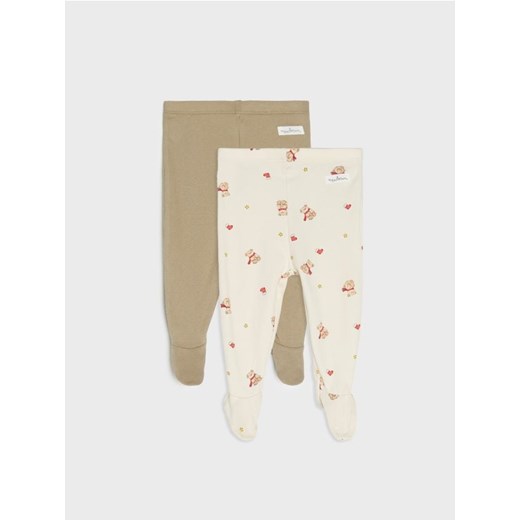 Sinsay - Półśpiochy 2 pack - brązowy - id: 831FW-19X - marki Sinsay - 186674254 Sinsay - Półśpiochy 2 pack - brązowy ze sklepu Sinsay w kategorii Piżamy dziecięce - zdjęcie 186674254