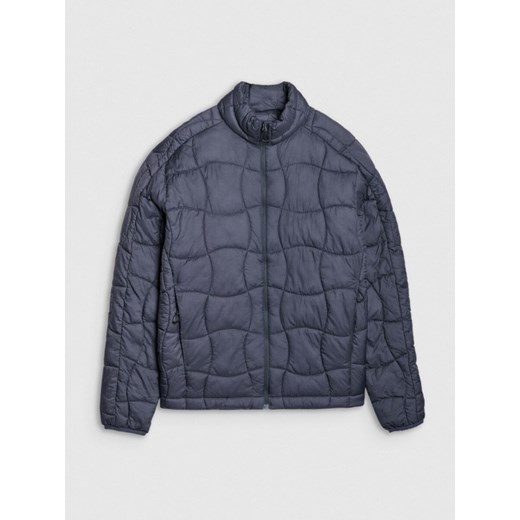 Męska kurtka trekkingowa 4F 4FWSS25TDJAM527 - granatowa ze sklepu Sportstylestory.com w kategorii Kurtki męskie - zdjęcie 186674670