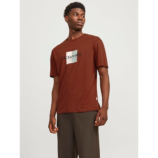 Jack &amp; Jones Koszulka w kolorze jasnobrązowym Jack & Jones XL wyprzedaż Limango Polska