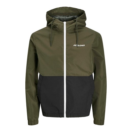 Jack &amp; Jones Kurtka przejściowa w kolorze oliwkowo-czarnym ze sklepu Limango Polska w kategorii Kurtki męskie - zdjęcie 186675223