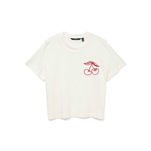 Vero Moda Koszulka w kolorze białym ze sklepu Limango Polska w kategorii Bluzki damskie - zdjęcie 186675321