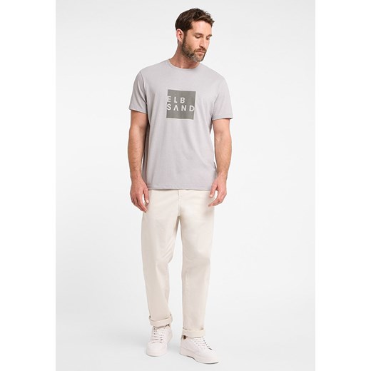 ELBSAND Koszulka &quot;Timu&quot; w kolorze beżowym ze sklepu Limango Polska w kategorii T-shirty męskie - zdjęcie 186675393