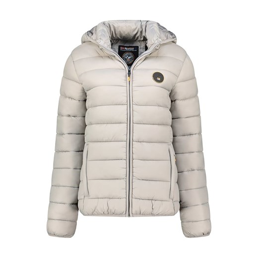 Geographical Norway Kurtka pikowana &quot;Atikamap&quot; w kolorze jasnoszarym ze sklepu Limango Polska w kategorii Kurtki damskie - zdjęcie 186675434