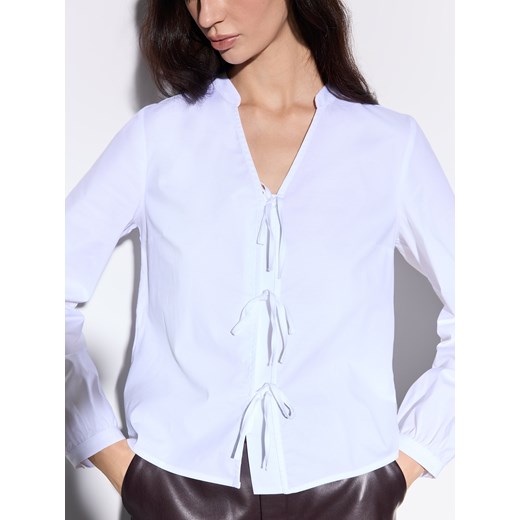 Mohito - Bluzka z wiązaniami z przodu - biały Mohito 32 Mohito