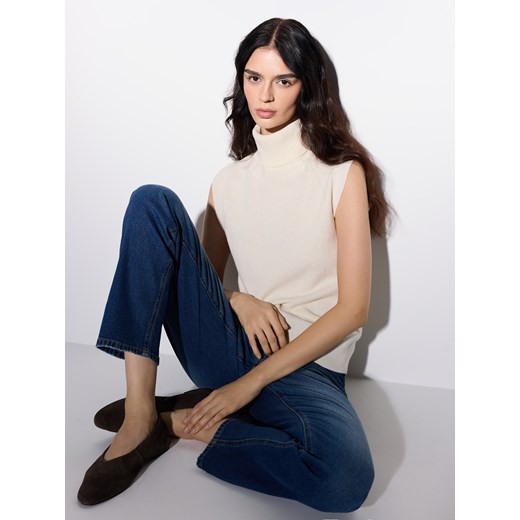 Mohito - Jeansy straight - niebieski Mohito 36 Mohito