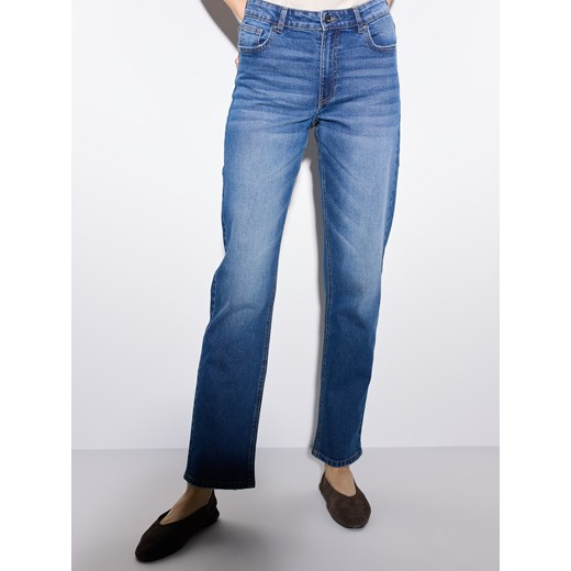 Mohito - Jeansy straight - niebieski Mohito 32 Mohito