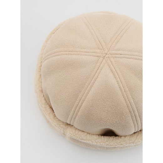 Reserved - Czapka pilotka - złamana biel Reserved ONE SIZE Reserved