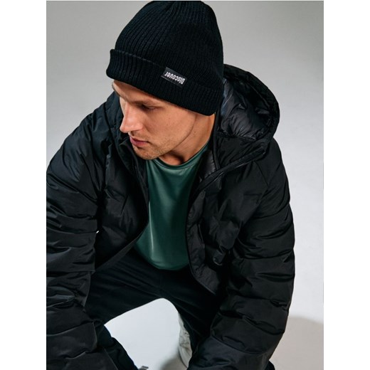 Sinsay - Czapka beanie - czarny - id: 238EL-99X - marki Sinsay - 186679494 Sinsay - Czapka beanie - czarny ze sklepu Sinsay w kategorii Czapki zimowe męskie - zdjęcie 186679494