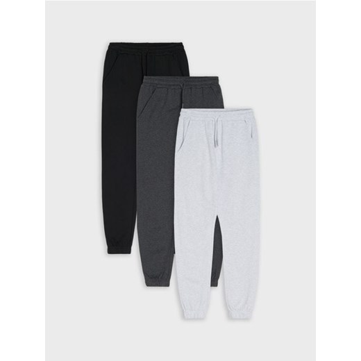 Sinsay - Spodnie jogger 3 pack - wielobarwny ze sklepu Sinsay w kategorii Spodnie dziewczęce - zdjęcie 186679572