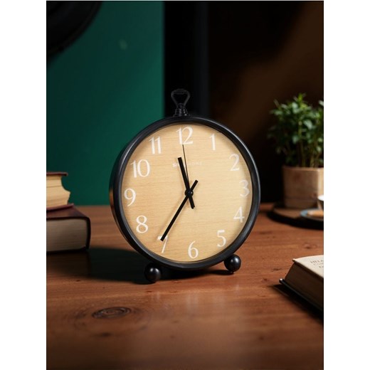 Sinsay - Okrągły zegar ścienny - czarny - id: 927GB-99X - marki Sinsay - 186679592 Sinsay - Okrągły zegar ścienny - czarny ze sklepu Sinsay w kategorii Zegary - zdjęcie 186679592