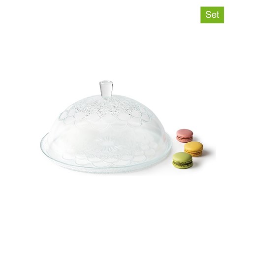 Trendy Kitchen by EXCÉLSA 2-częściowy zestaw &quot;Daisy&quot; do serwowania - Ø 30,5 cm ze sklepu Limango Polska w kategorii Misy i tace dekoracyjne - zdjęcie 186679873