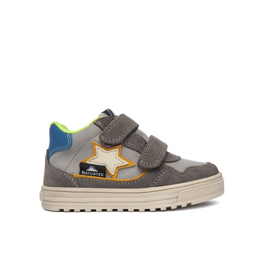 Sneakersy Naturino Hess 3 Vl Wp. 2018595-02-1B06 M Szary ze sklepu eobuwie.pl w kategorii Buty sportowe dziecięce - zdjęcie 186679904