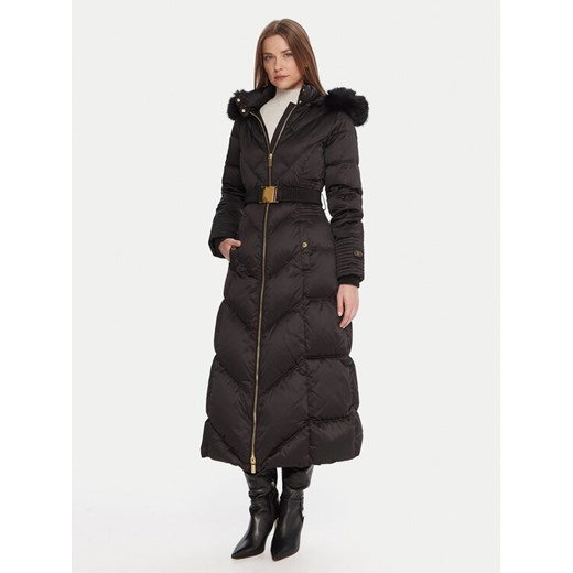 Marciano Guess Płaszcz zimowy 5BGL39 7374A Czarny Regular Fit ze sklepu MODIVO w kategorii Płaszcze damskie - zdjęcie 186680160