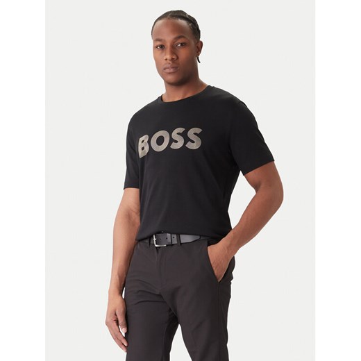 BOSS T-Shirt Logo Future 50543796 Czarny Regular Fit ze sklepu MODIVO w kategorii T-shirty męskie - zdjęcie 186680192