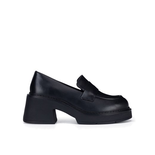 GINO ROSSI Loafersy DOROTA-01W1-001 Czarny ze sklepu MODIVO w kategorii Półbuty damskie - zdjęcie 186680194