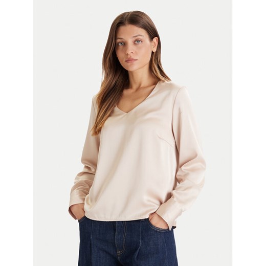 ONLY Bluzka Mika 15361191 Brązowy Regular Fit ze sklepu MODIVO w kategorii Bluzki damskie - zdjęcie 186680220
