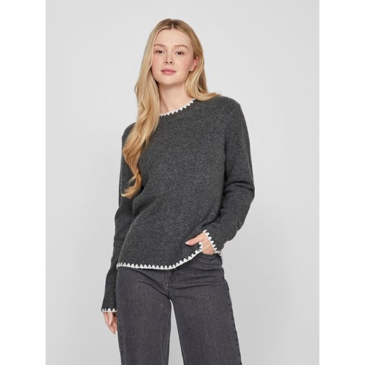 Vero Moda Sweter &quot;Hefna&quot; w kolorze antracytowym ze sklepu Limango Polska w kategorii Swetry damskie - zdjęcie 186682001