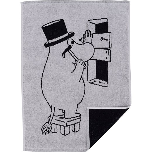 Moomin Ręcznik &quot;Moominpappa&quot; w kolorze szaro-czarnym do rąk - 70 x 50 cm ze sklepu Limango Polska w kategorii Ręczniki - zdjęcie 186682051