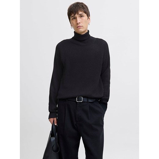 Jack &amp; Jones Golf w kolorze czarnym ze sklepu Limango Polska w kategorii Swetry męskie - zdjęcie 186682604