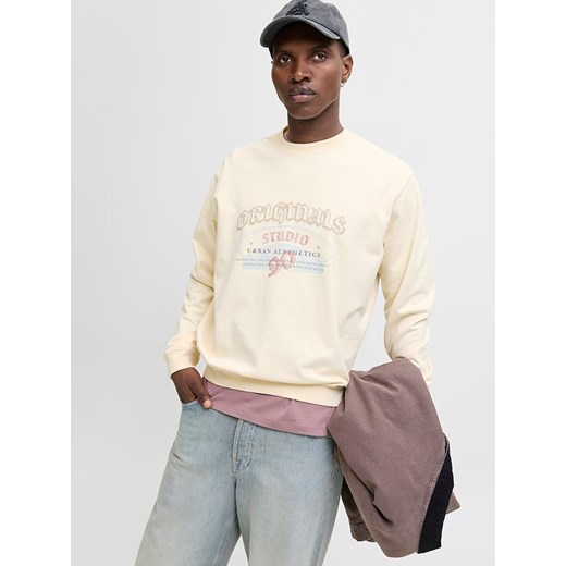 Jack &amp; Jones Bluza w kolorze kremowym ze sklepu Limango Polska w kategorii Bluzy męskie - zdjęcie 186682943
