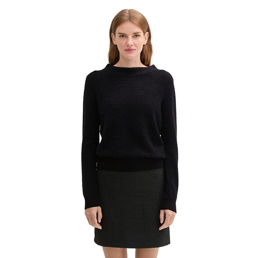 Tom Tailor Sweter w kolorze czarnym ze sklepu Limango Polska w kategorii Swetry damskie - zdjęcie 186682972